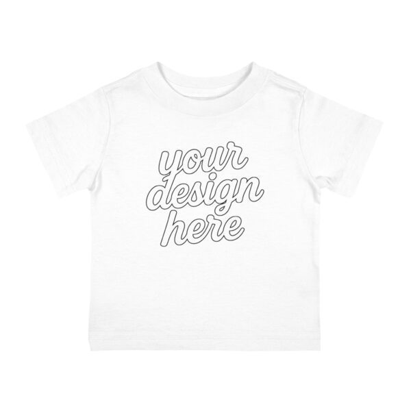 Cute Infant Cotton Jersey Tee, Baby Shower Gift, Toddler Apparel, Customizable Tee, First Birthday Outfit