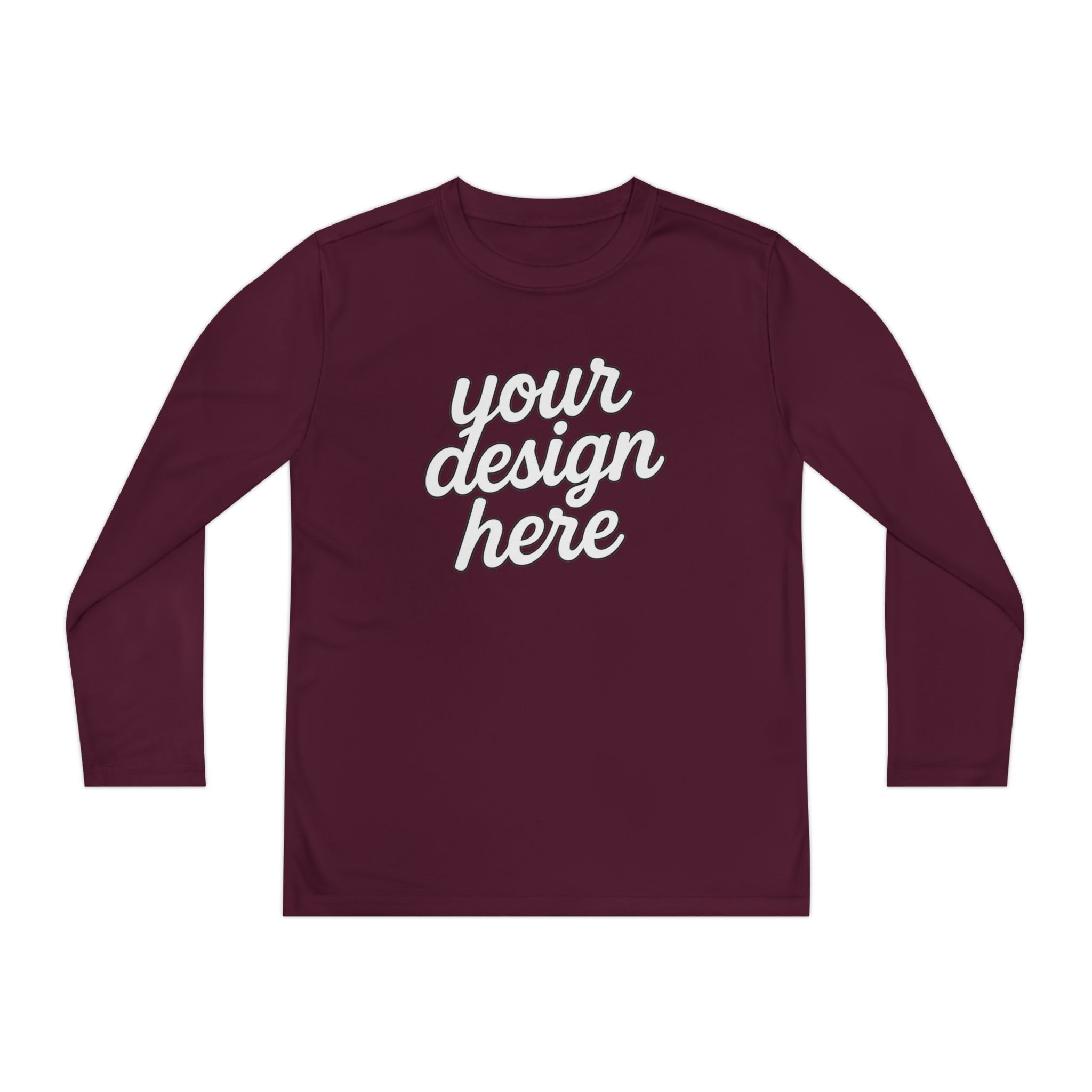 8288121098382451725_2048.webp Custom Youth Long Sleeve Tee for Active Kids, Personalized Athletic Shirt, Ideal for Sports, Birthdays, Gifts, Family Events