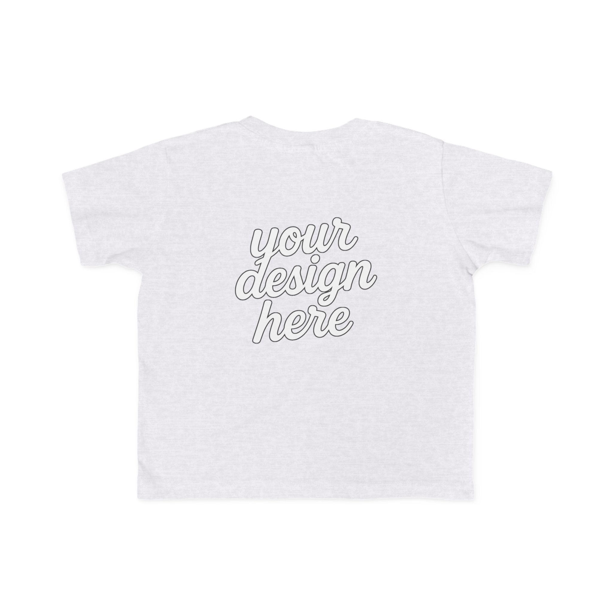 Toddler's Customizable Fine Jersey Tee - Cute Kids Shirt, Birthday Gift, Everyday Wear, Personalized Gift, Playdate Outfit