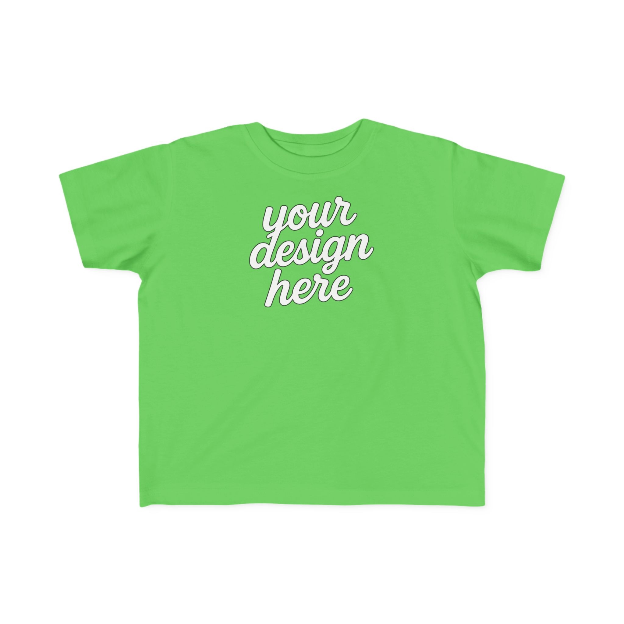 Toddler's Customizable Fine Jersey Tee - Cute Kids Shirt, Birthday Gift, Everyday Wear, Personalized Gift, Playdate Outfit