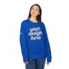 8523468674234046315_2048.jpeg Adidas Personalized Unisex Fleece Crewneck Sweatshirt, Cozy Gift, Custom Apparel, Fashion Layering, Winter Wardrobe Essential