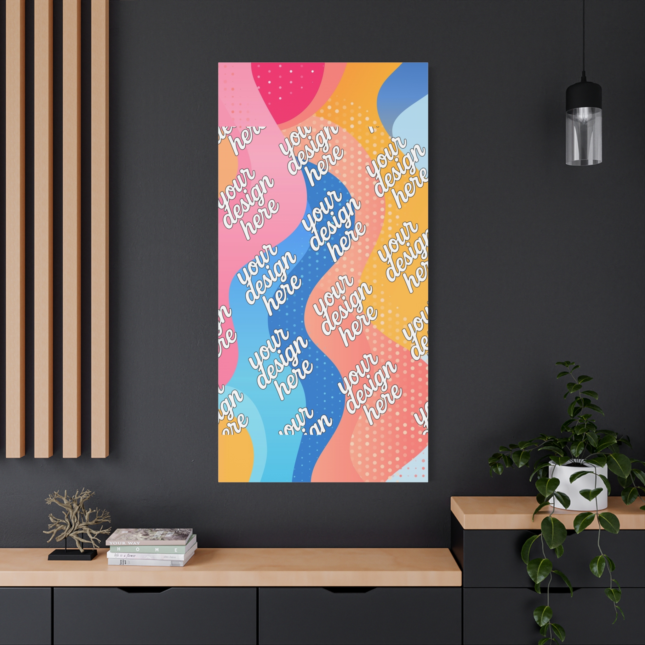 8529911424730591252_2048.webp Custom Stretched Canvas Art - Personalize Your Design, Home Decor, Gift Idea, Wall Art, Colorful Abstract Print