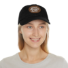 8655579080398136373_2048.webp Dad Hat with Custom Leather Patch, Personalized Gift for Dad, Casual Summer Hat, Adjustable Cap, Father's Day Gift, Gift for Him