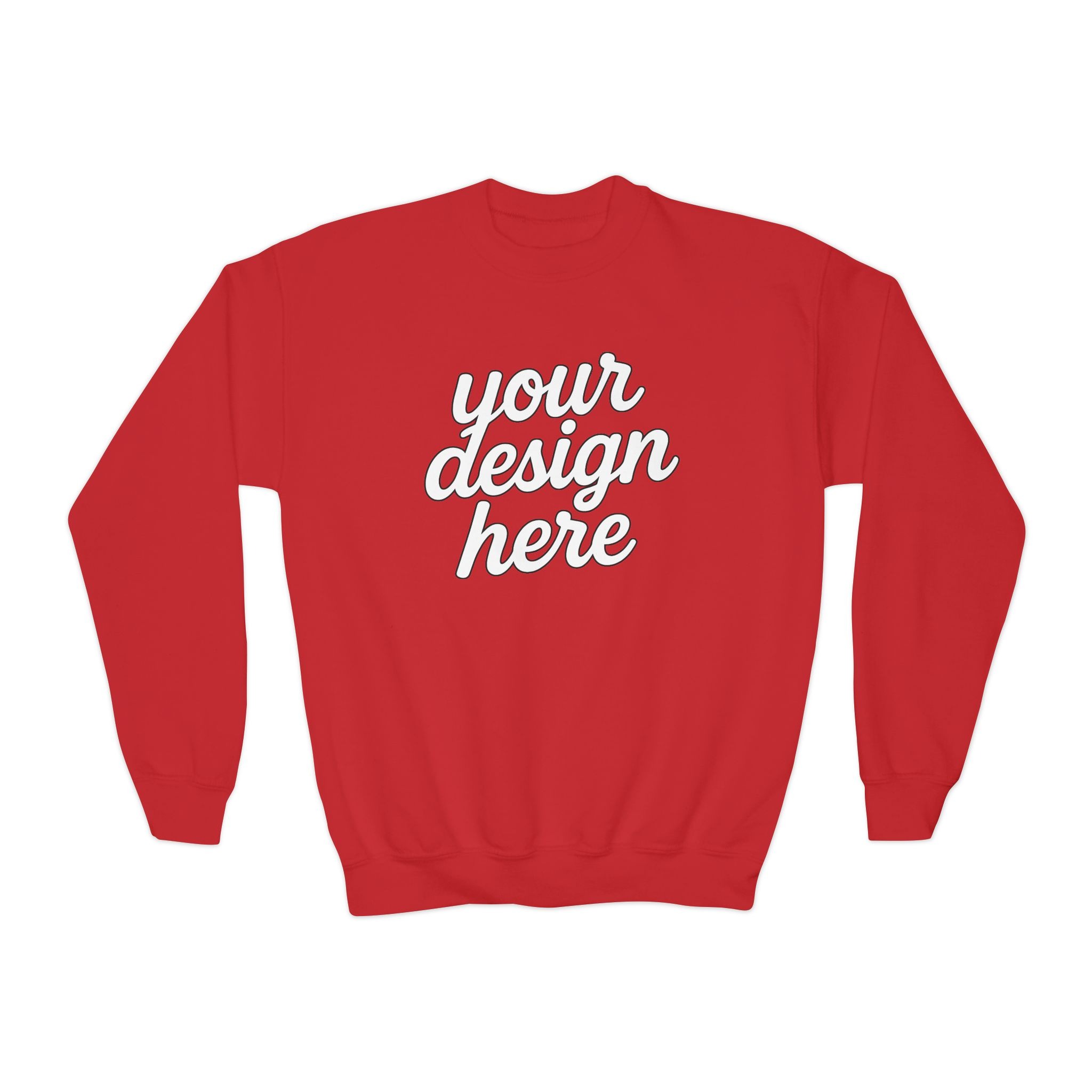 8690901416820731468_2048.jpeg Youth Crewneck Sweatshirt, Cozy Kids Fashion, Personalized Gift, Customizable Sweatshirt, Perfect for School, Casual Wear, Birthdays