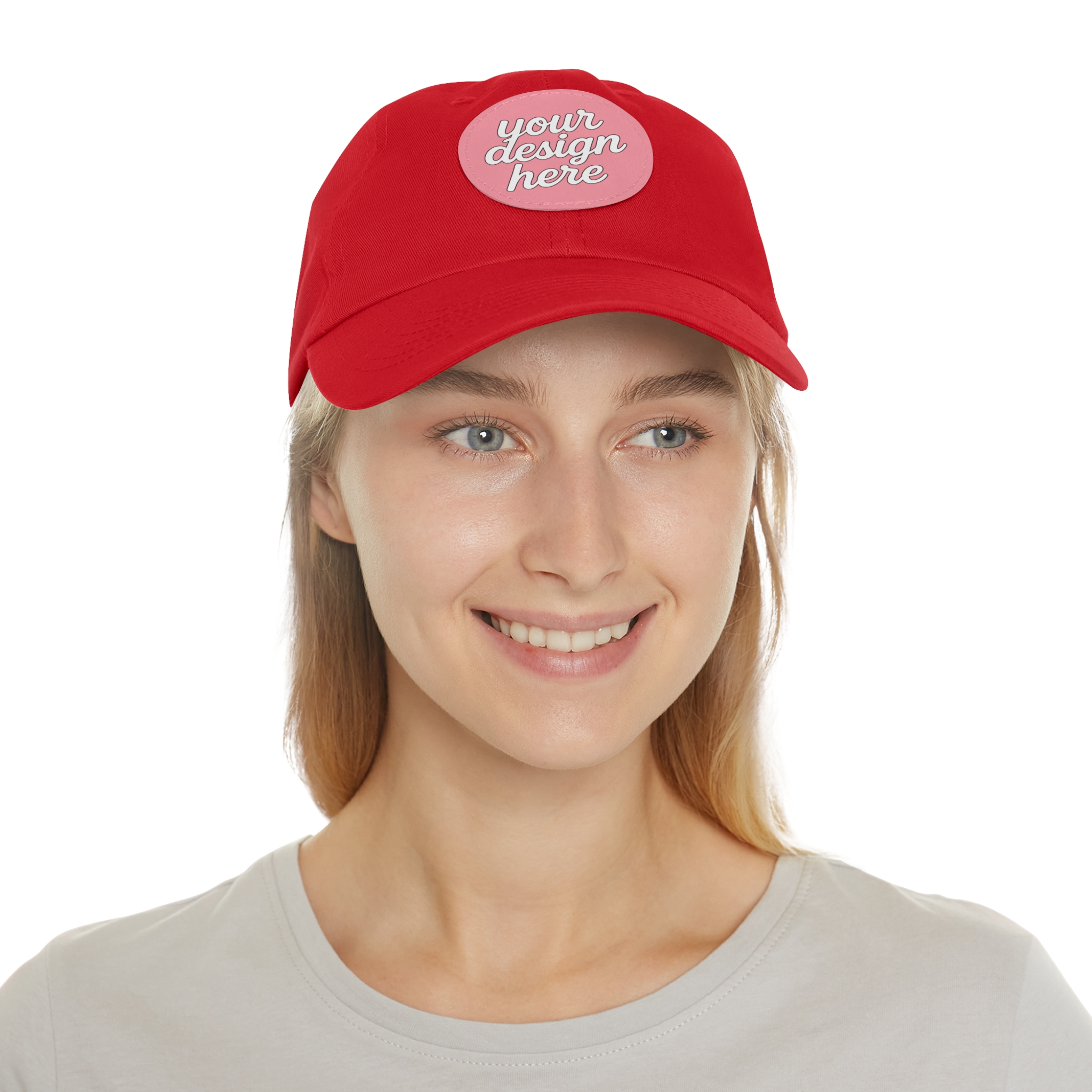 8717078662747015350_2048.webp Dad Hat with Custom Leather Patch, Personalized Gift for Dad, Casual Summer Hat, Adjustable Cap, Father's Day Gift, Gift for Him