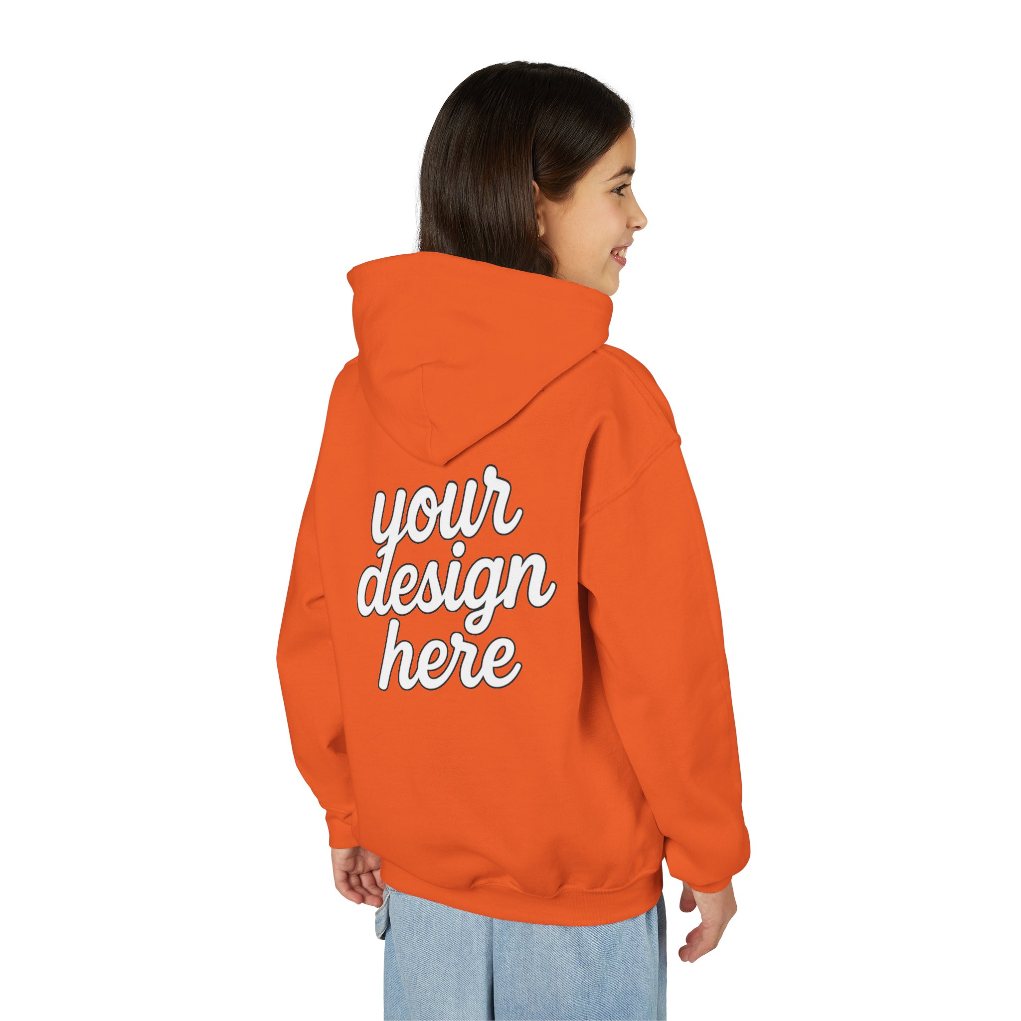 Customizable Youth Hoodie with Stylish Text Design, Personalized Gift, Trendy Streetwear, Perfect for Birthdays, Festive Celebrations, [...]