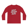 879581427198399267_2048.webp Custom Youth Long Sleeve Tee for Active Kids, Personalized Athletic Shirt, Ideal for Sports, Birthdays, Gifts, Family Events