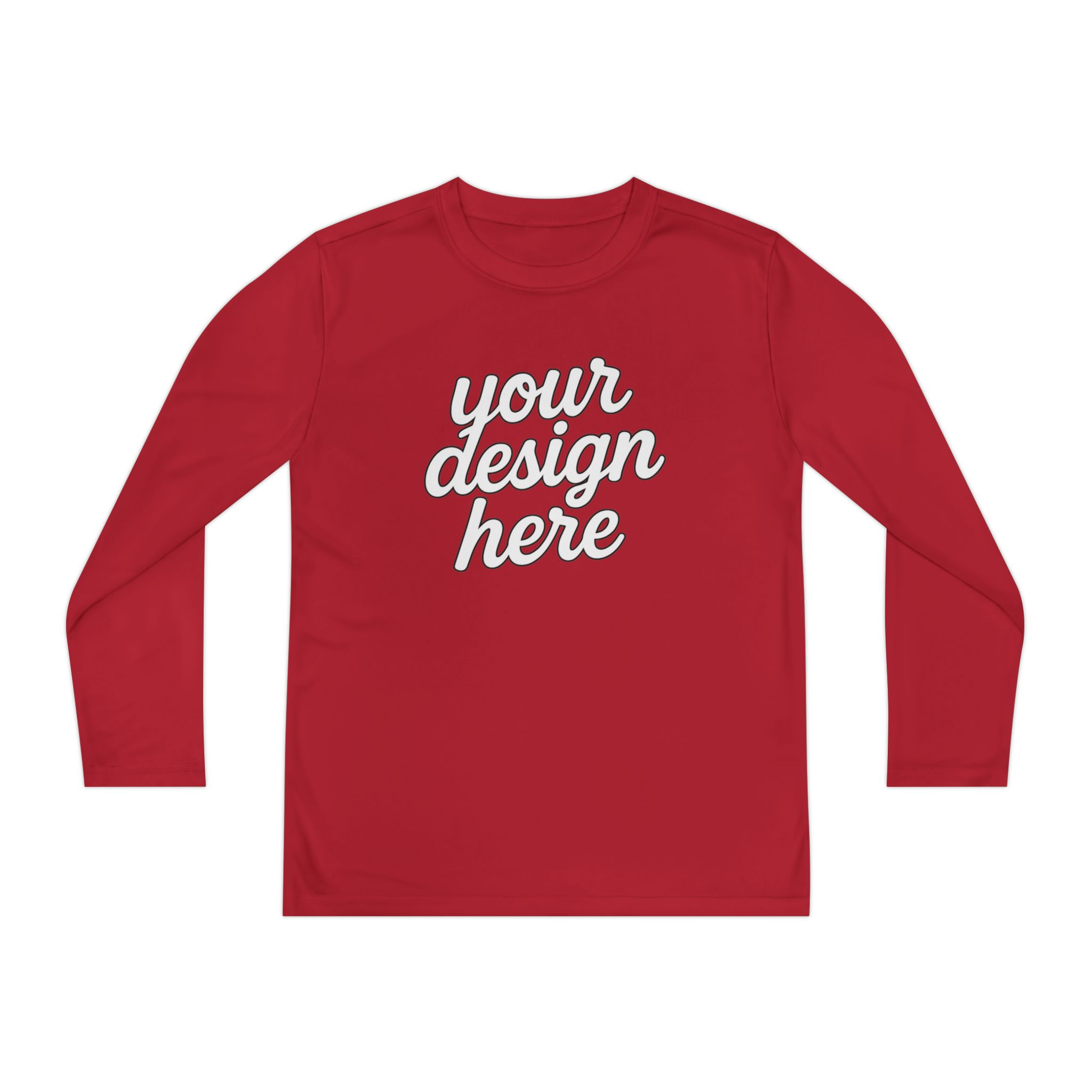 879581427198399267_2048.webp Custom Youth Long Sleeve Tee for Active Kids, Personalized Athletic Shirt, Ideal for Sports, Birthdays, Gifts, Family Events