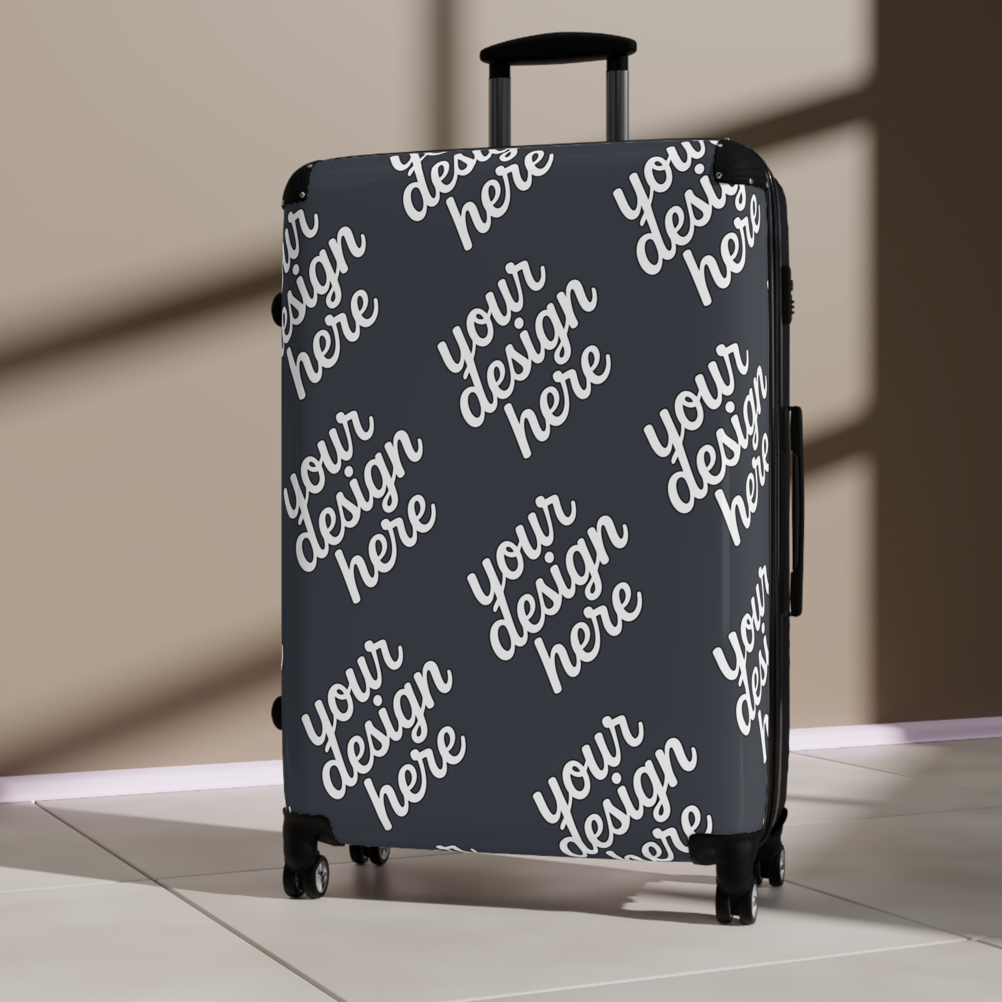 Customizable Travel Suitcase - Personalized Luggage for Adventurers, Stylish Carry-On for Vacations, Gift for Travelers, Unique Travel [...]