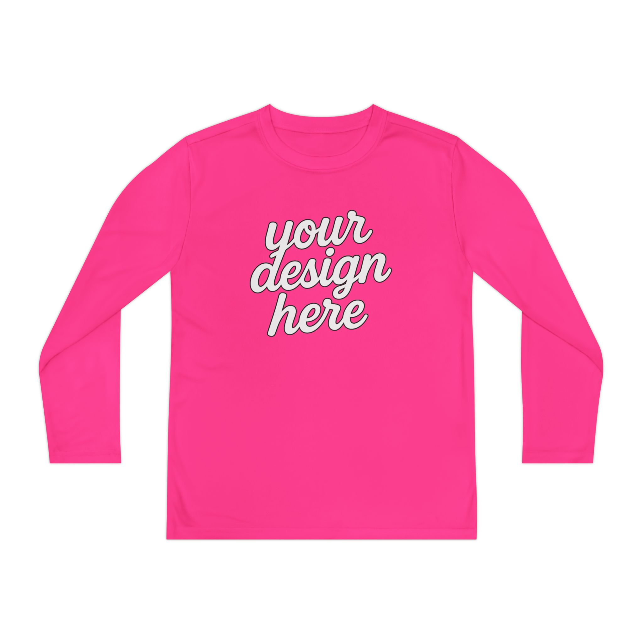 8959898645442398030_2048.webp Custom Youth Long Sleeve Tee for Active Kids, Personalized Athletic Shirt, Ideal for Sports, Birthdays, Gifts, Family Events