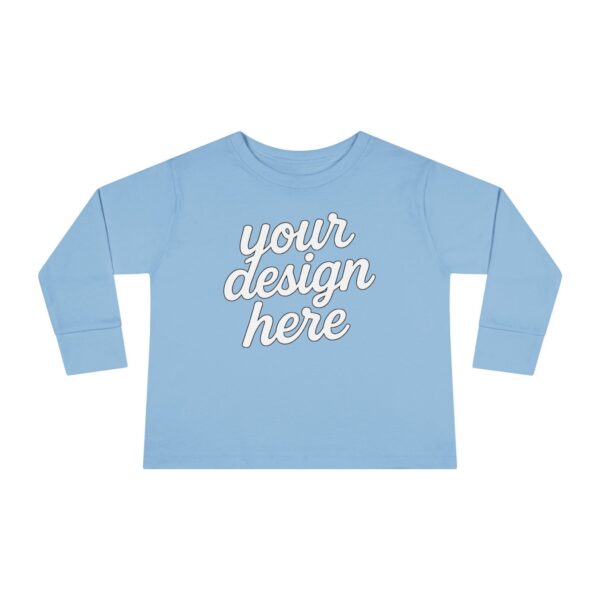 Customizable Toddler Long Sleeve Tee, Kids Fashion, Personalized Gift, Birthday Outfit, Playtime Wear, Baby Shower