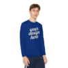 9053311890479380291_2048.webp Custom Youth Long Sleeve Tee for Active Kids, Personalized Athletic Shirt, Ideal for Sports, Birthdays, Gifts, Family Events