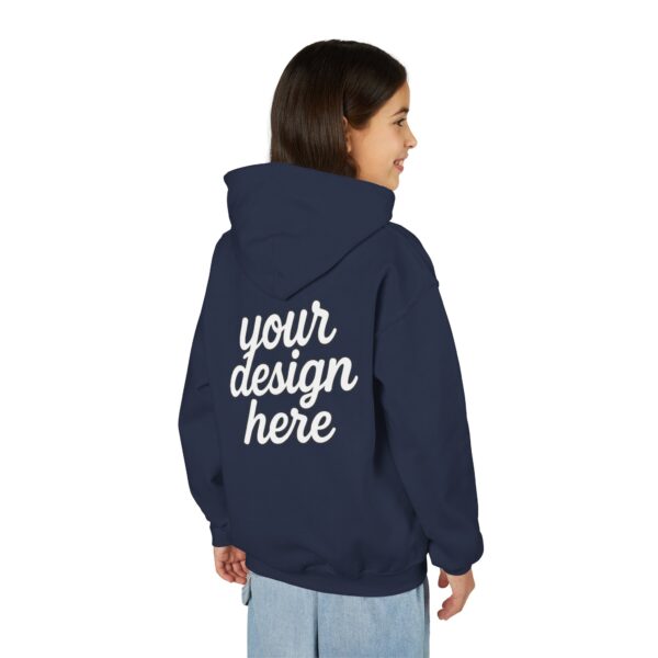 Customizable Youth Hoodie with Stylish Text Design, Personalized Gift, Trendy Streetwear, Perfect for Birthdays, Festive Celebrations, [...]