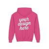 Customizable Youth Hoodie with Stylish Text Design, Personalized Gift, Trendy Streetwear, Perfect for Birthdays, Festive Celebrations, [...]