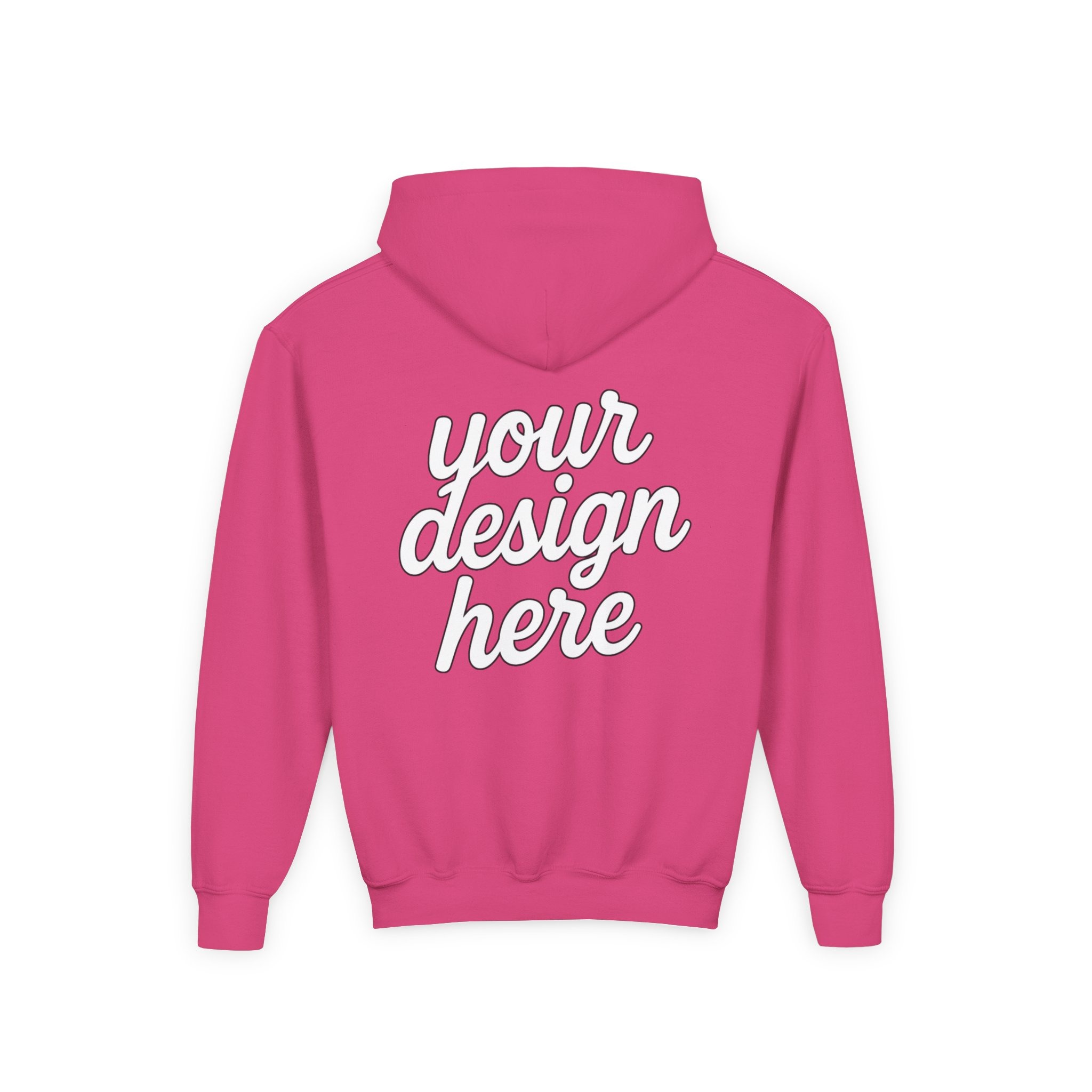 Customizable Youth Hoodie with Stylish Text Design, Personalized Gift, Trendy Streetwear, Perfect for Birthdays, Festive Celebrations, [...]