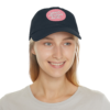 9438584652305326774_2048.webp Dad Hat with Custom Leather Patch, Personalized Gift for Dad, Casual Summer Hat, Adjustable Cap, Father's Day Gift, Gift for Him