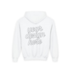 9479528702734404182_2048.webp Youth Customizable Hooded Sweatshirt - Perfect for Gifts, Birthday, School Events, Sports Teams, Casual Wear