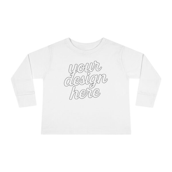 Customizable Toddler Long Sleeve Tee, Kids Fashion, Personalized Gift, Birthday Outfit, Playtime Wear, Baby Shower