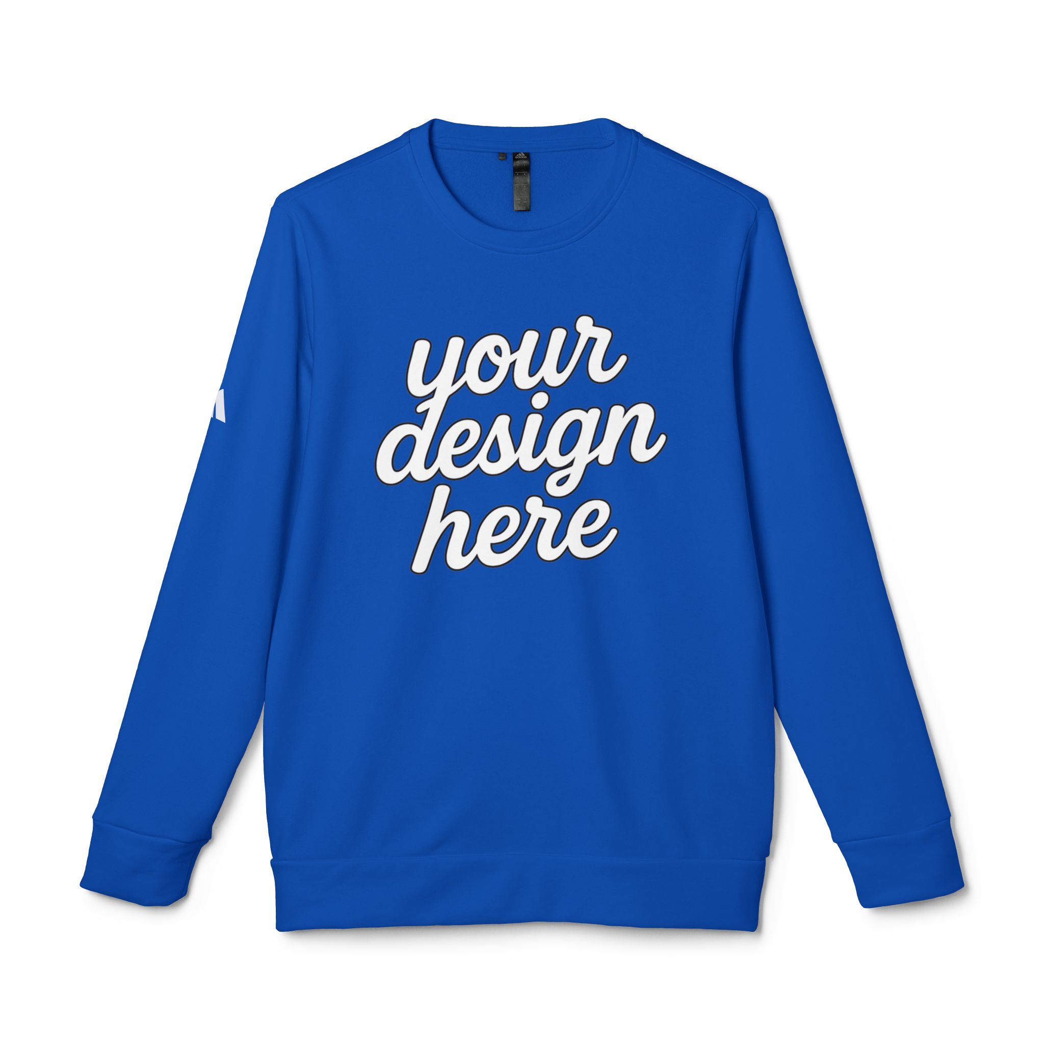 9802184693606827333_2048.jpeg Adidas Personalized Unisex Fleece Crewneck Sweatshirt, Cozy Gift, Custom Apparel, Fashion Layering, Winter Wardrobe Essential