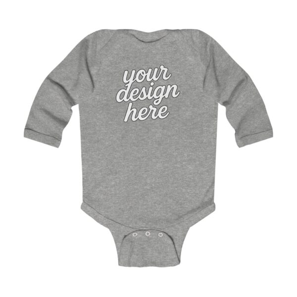 Custom Infant Long Sleeve Bodysuit, Baby Shower Gift, Personalized Baby Outfit, Newborn Clothes, Cute Baby Fashion