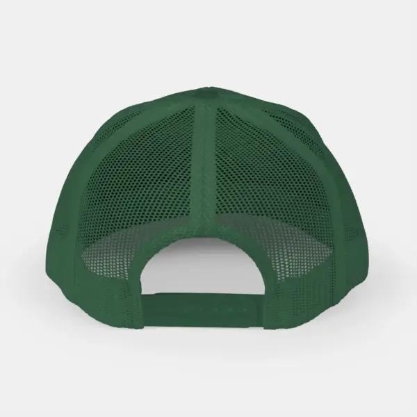 Trucker Cap with Mesh Back and Adjustable Snap Closure