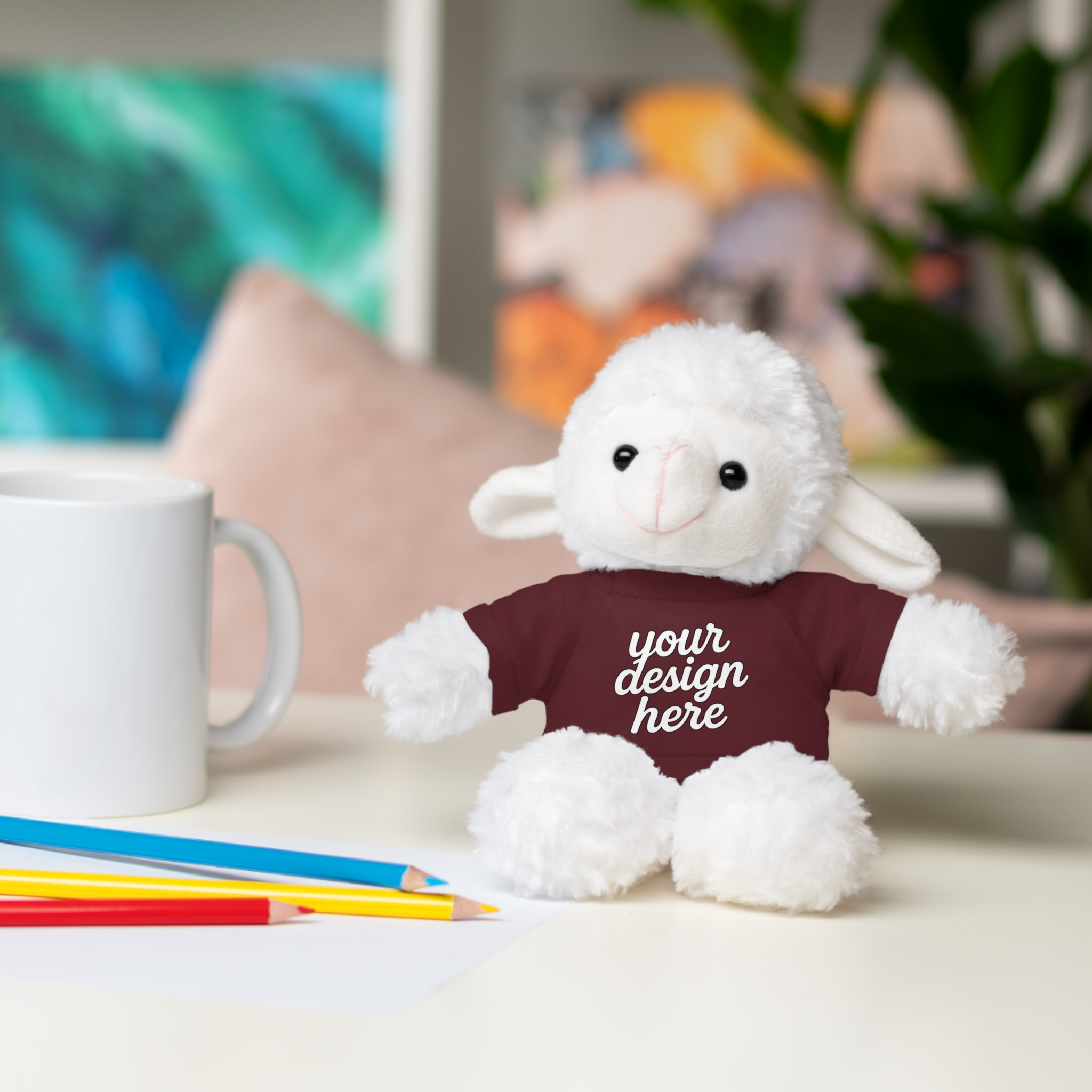 1086467105976771309_2048.webp Customizable Stuffed Animals - Personalized Teddy Bear with Tee, Gift for Kids, Birthday, Special Occasions, Cuddly Companion