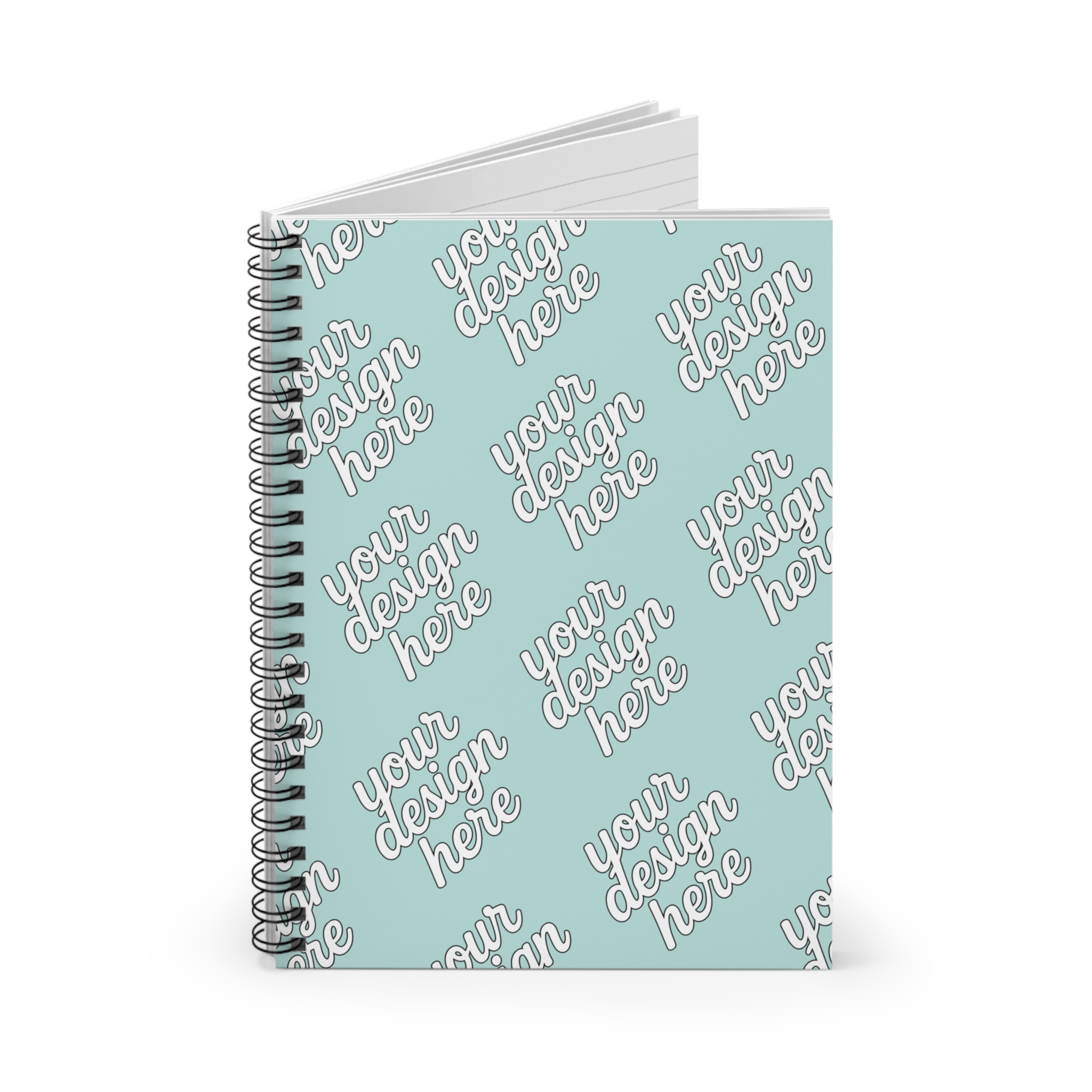 11004871019273308369_2048.webp Personalized Ruled Line Spiral Notebook - Custom Design