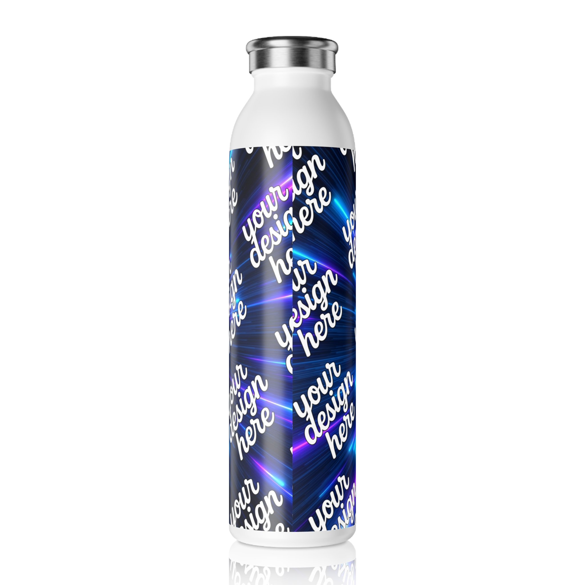 11401669935462642947_2048.webp Personalized Slim Water Bottle, Custom Hydration Bottle, Insulated Drink Flask, Travel Water Container, Gift for Fitness Enthusiasts