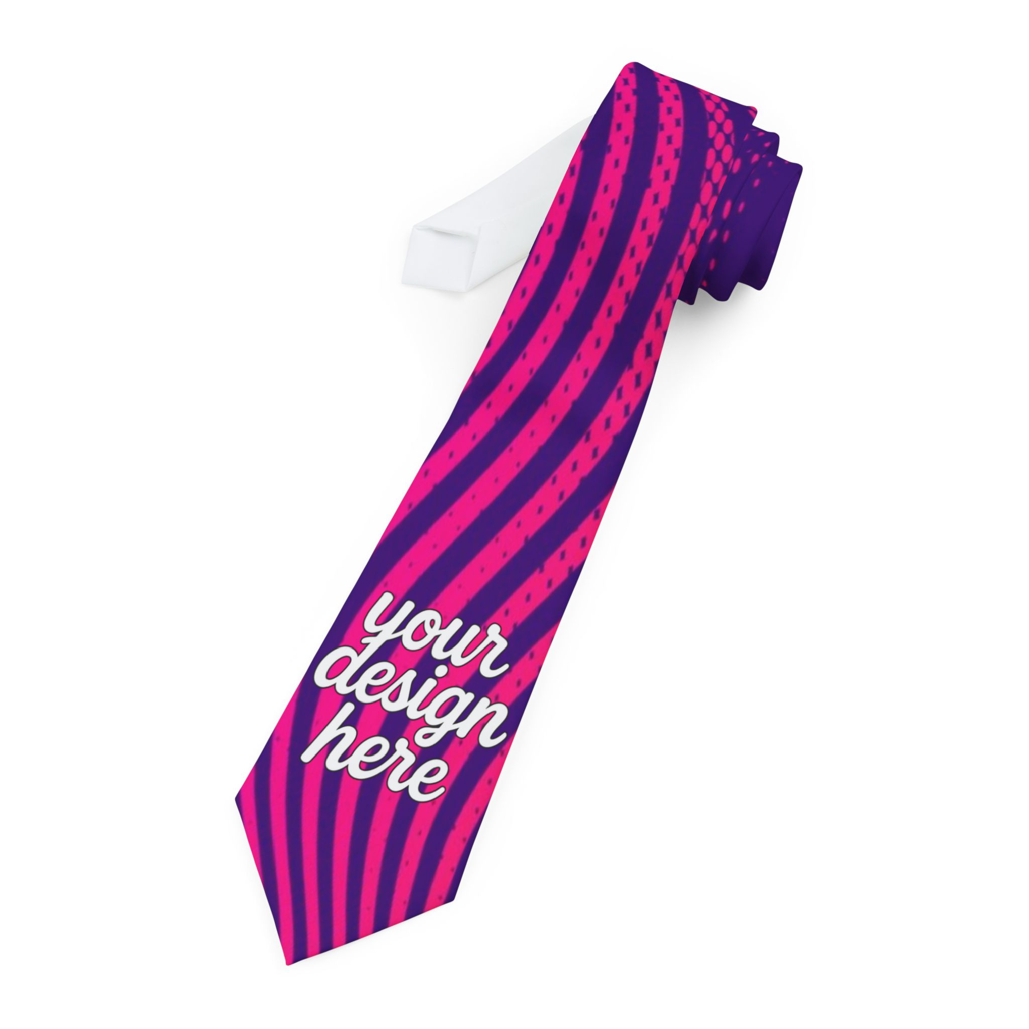 11858064506037429718_2048.webp Stylish Necktie with Modern Purple Design, Trendy Tie for Weddings, Business Meetings, Gifting, Men's Fashion Accessory, Unique Print Tie