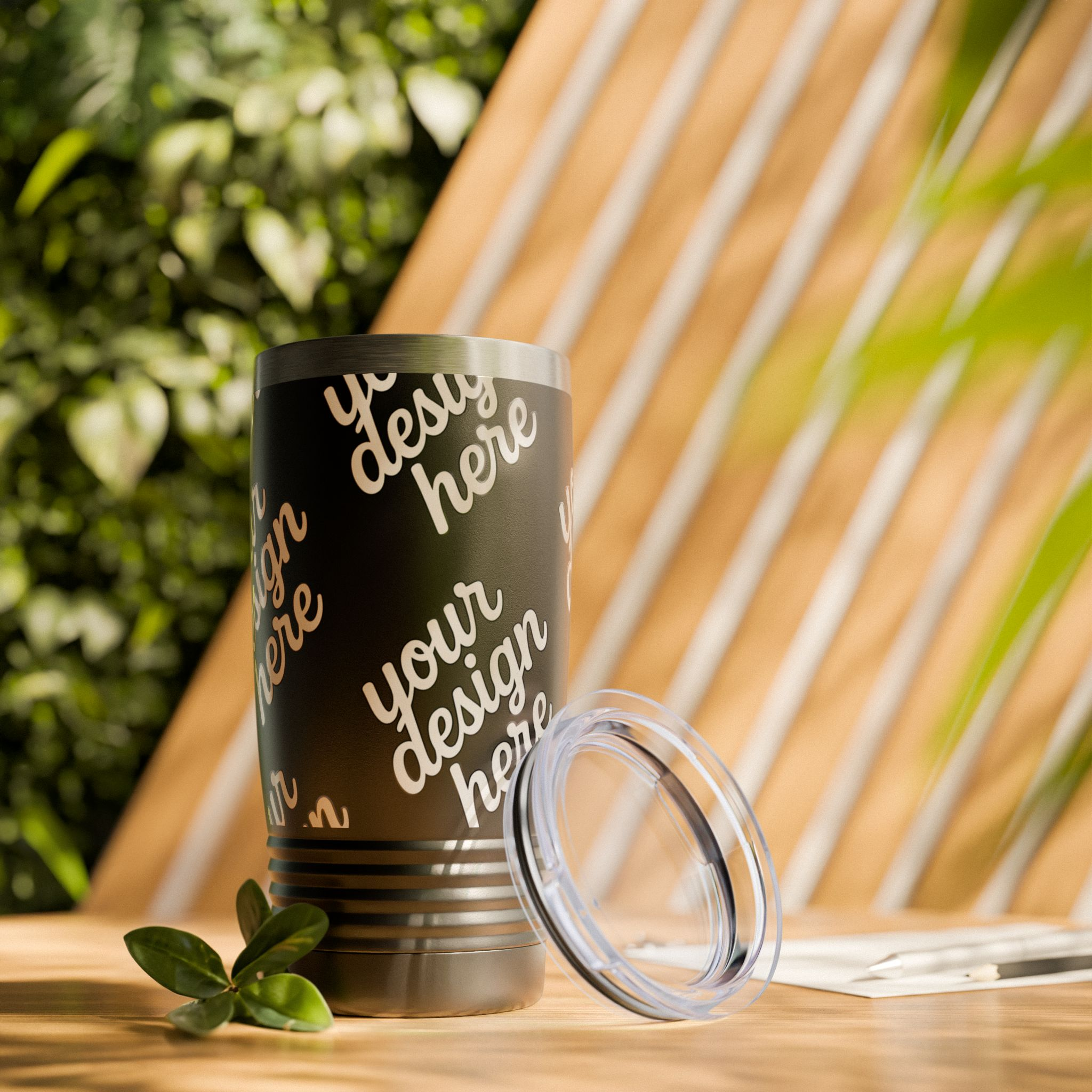 11899891546667818710_2048.webp Personalized Ringneck Tumbler, 20oz - Custom Travel Mug for Coffee Lovers, Ideal Gift for Birthdays, Holidays & Special Occasions