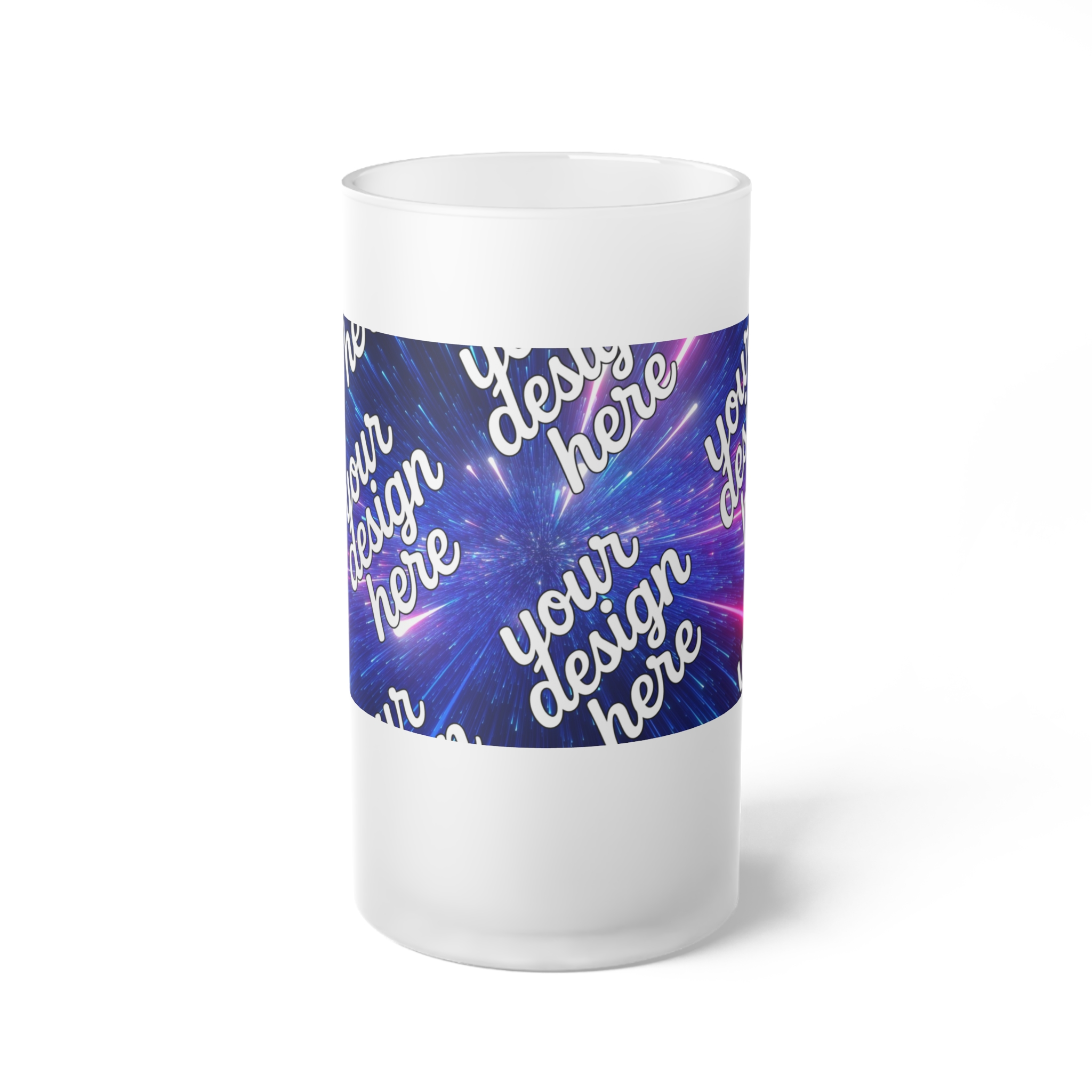 12184665553075262414_2048.webp Frosted Glass Beer Mug for Home Brewing, Personalized Gift for Beer Lovers, Customizable Drinkware for Parties, Celebrations, and Holidays