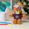 12557310803339615883_2048.webp Customizable Stuffed Animals - Personalized Teddy Bear with Tee, Gift for Kids, Birthday, Special Occasions, Cuddly Companion