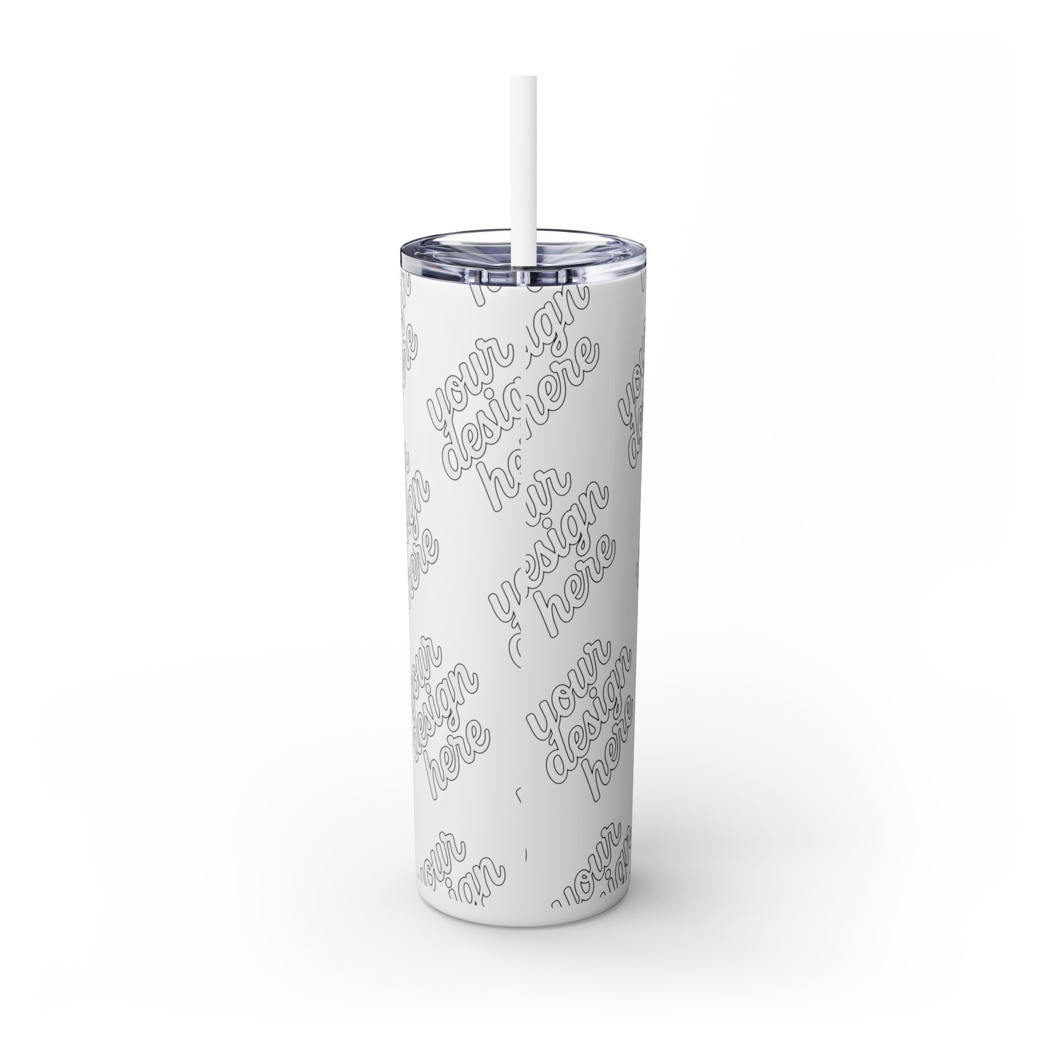 12693115920993326848_2048.webp Personalized Skinny Tumbler with Straw, Custom Drinkware for On-the-Go, Ideal for Gifts, Parties, and Everyday Use