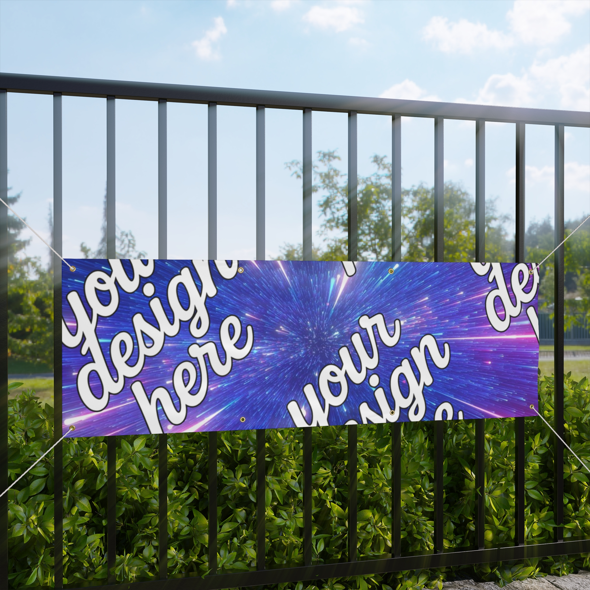 12700969914979876874_2048.webp Cosmic Matte Banner – Colorful Light Burst Design for Events and Parties