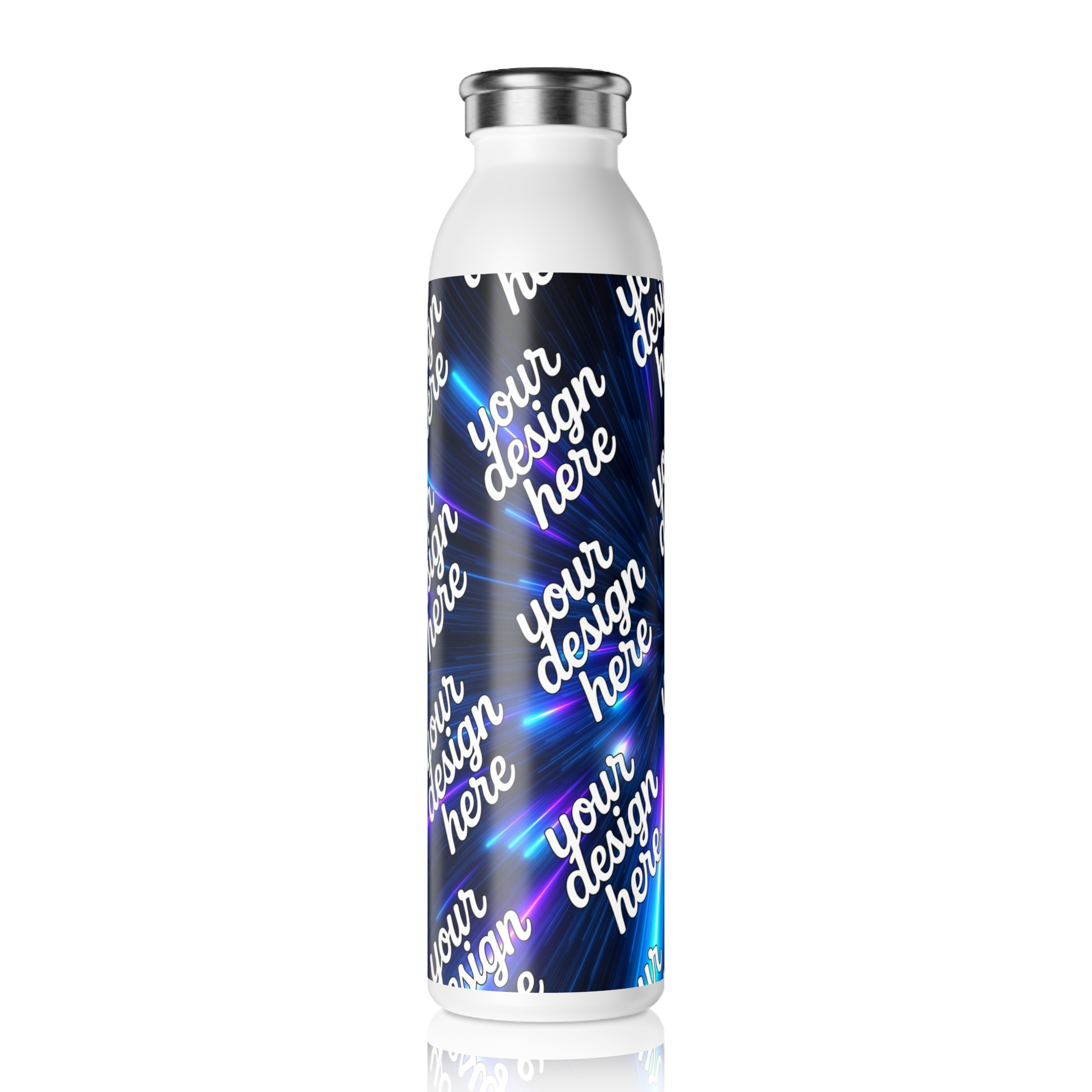 12785839635993458710_2048.webp Personalized Slim Water Bottle, Custom Hydration Bottle, Insulated Drink Flask, Travel Water Container, Gift for Fitness Enthusiasts