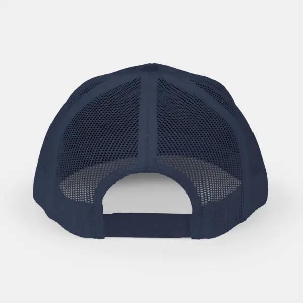Trucker Cap with Mesh Back and Adjustable Snap Closure