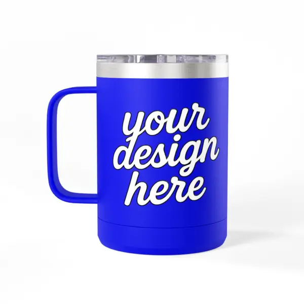 Personalized Coffee Mug Tumbler, Custom Travel Mug, Insulated Coffee Cup, Gift for Coffee Lovers, Custom Design Option