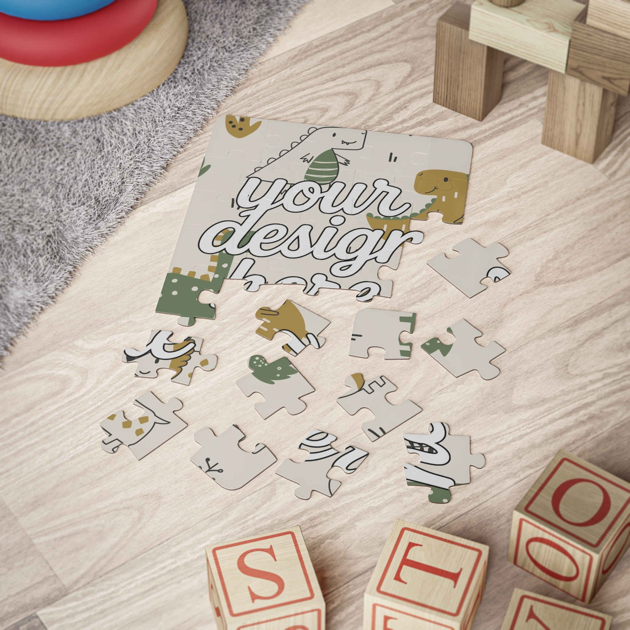 13595300666738438753_2048.webp Kids' Animal Puzzle, Fun Educational Gift, Toddler Playtime, Family Activity Toy, Birthday Party Favor, Creative Learning