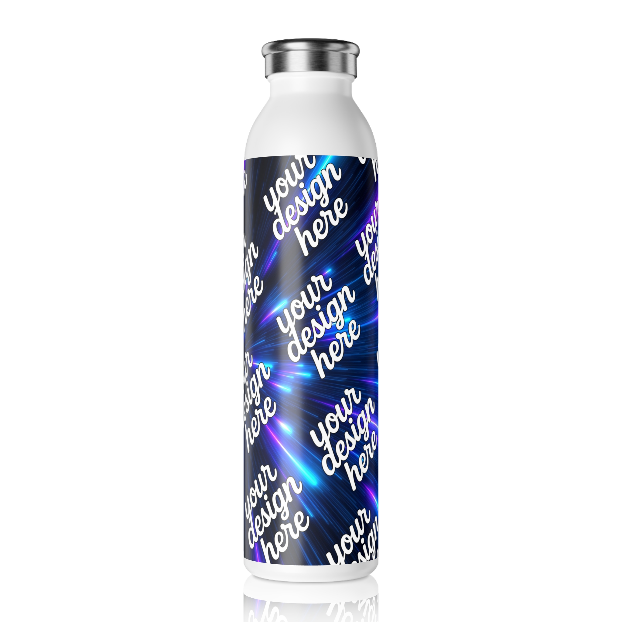 1371632850602763495_2048.webp Personalized Slim Water Bottle, Custom Hydration Bottle, Insulated Drink Flask, Travel Water Container, Gift for Fitness Enthusiasts