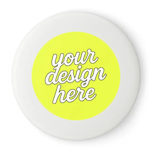 Bright Custom Frisbee for Outdoor Fun, Personalized Flying Disc, Summer Games, Party Favors, Gifts for Kids and Adults