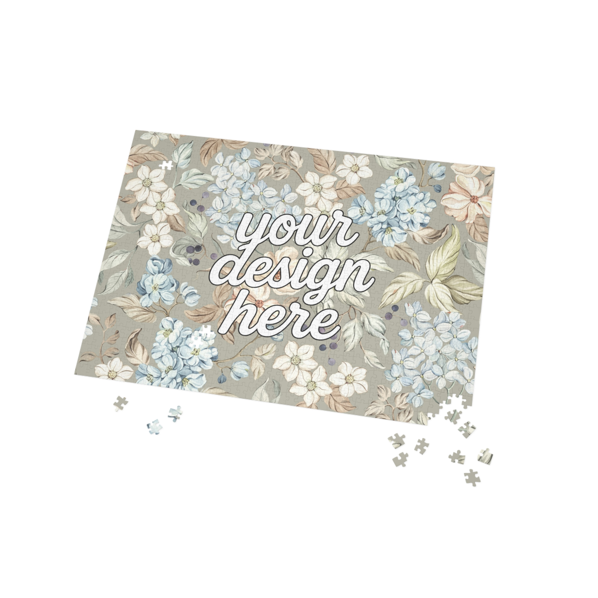 14148732930187858369_2048.webp Floral Puzzle - Customizable Art Puzzle for Relaxation, Gifts, Home Decor, Family Fun, and Game Night
