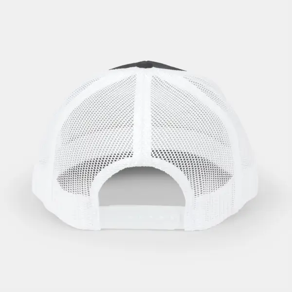 Trucker Cap with Mesh Back and Adjustable Snap Closure
