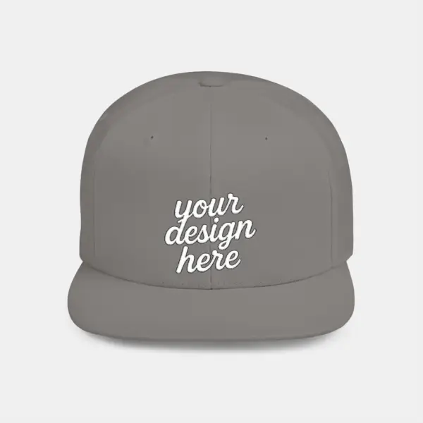 Snapback Cap - Undervisor Structured High-Profile Hat for Adults