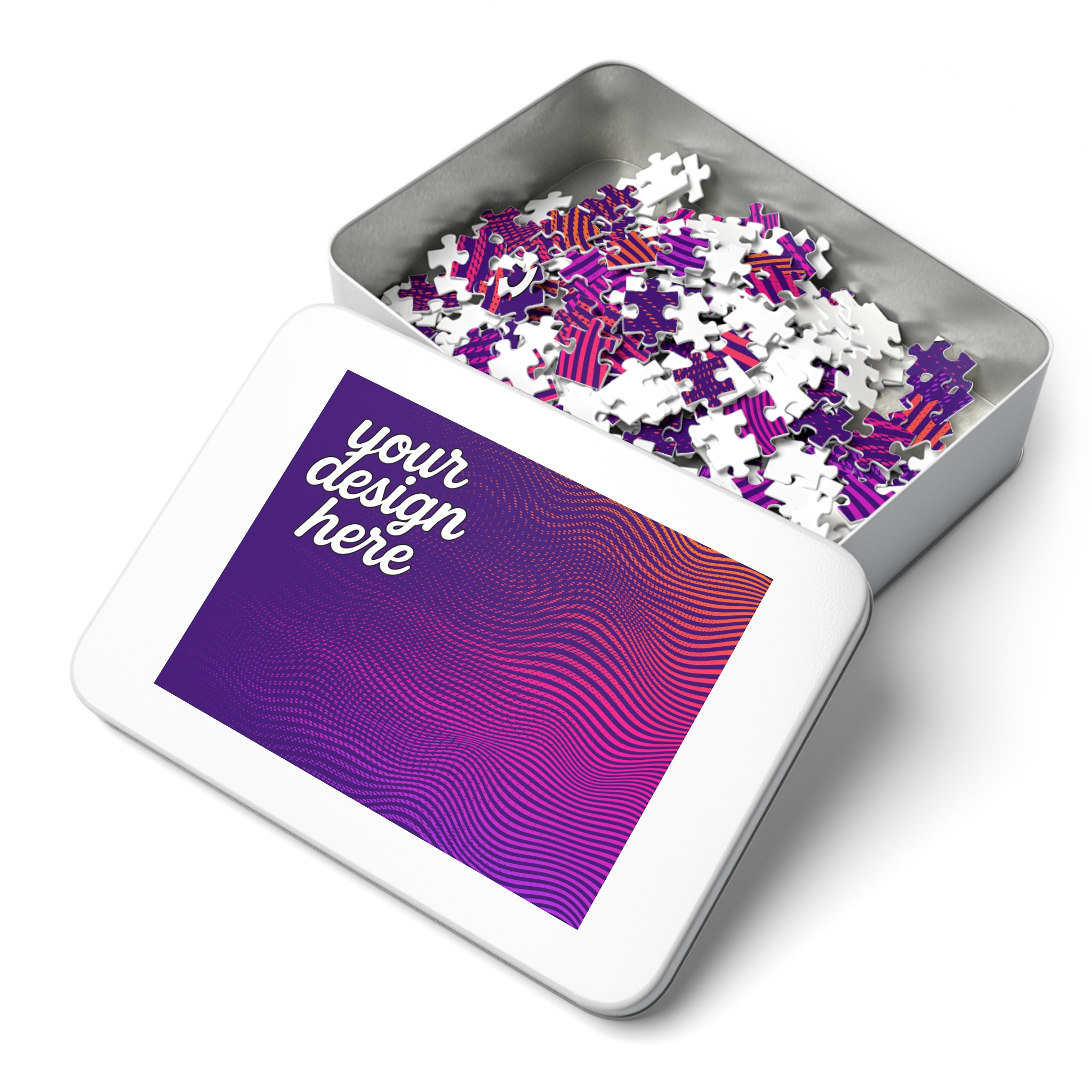 15901197897588579595_2048.webp Customizable Jigsaw Puzzle with Tin - Unique Gift for Family Fun, Game Night, Birthday Surprise, Holiday Activity, Personalized Home Decor