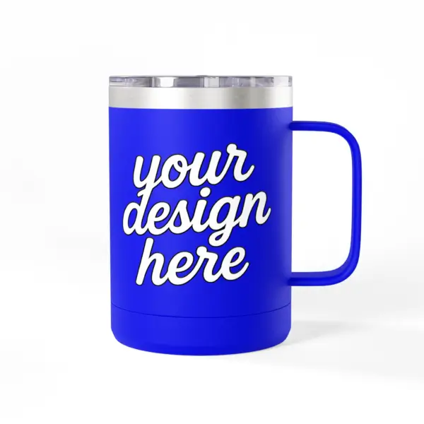 Personalized Coffee Mug Tumbler, Custom Travel Mug, Insulated Coffee Cup, Gift for Coffee Lovers, Custom Design Option