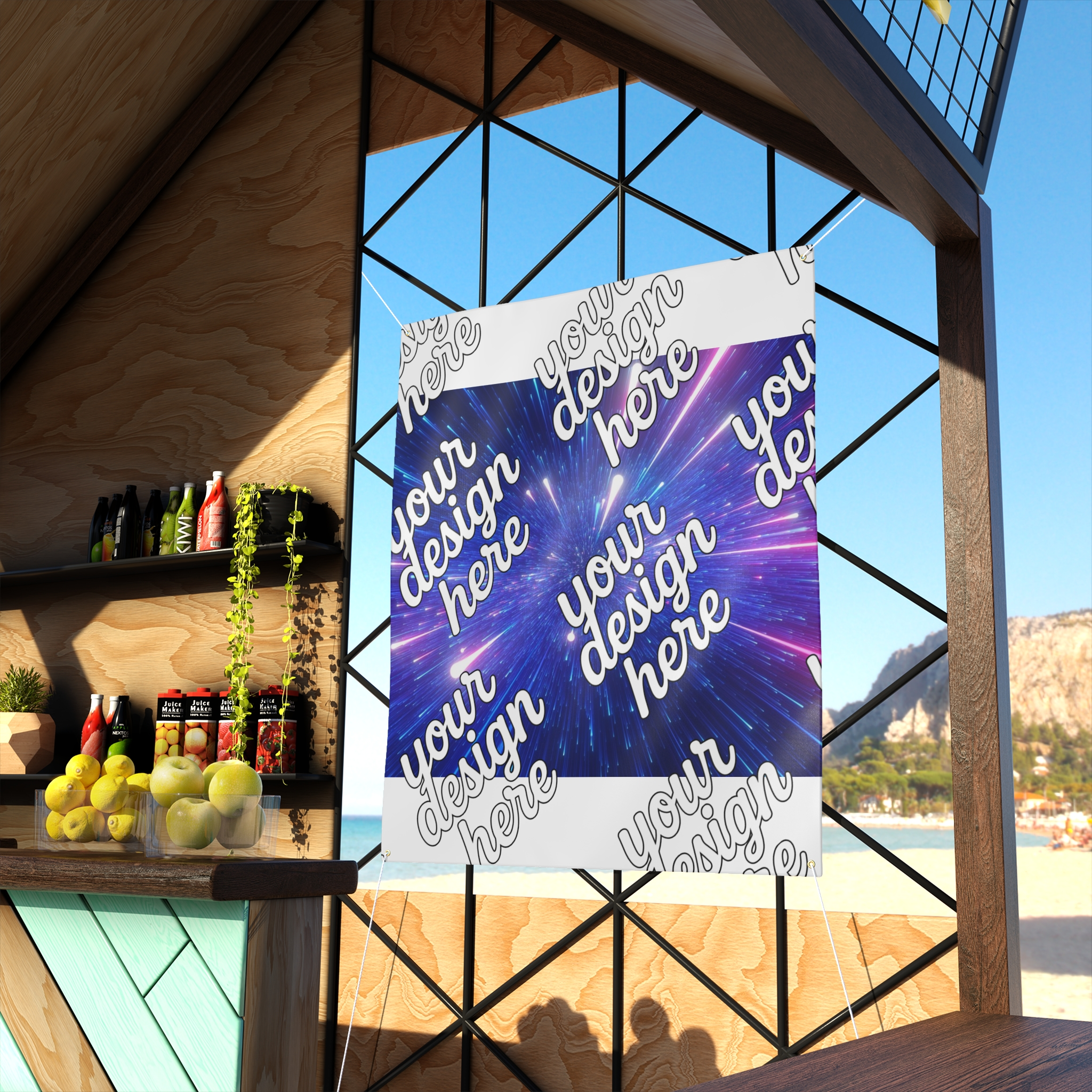 16183112544166891556_2048.webp Cosmic Matte Banner – Colorful Light Burst Design for Events and Parties