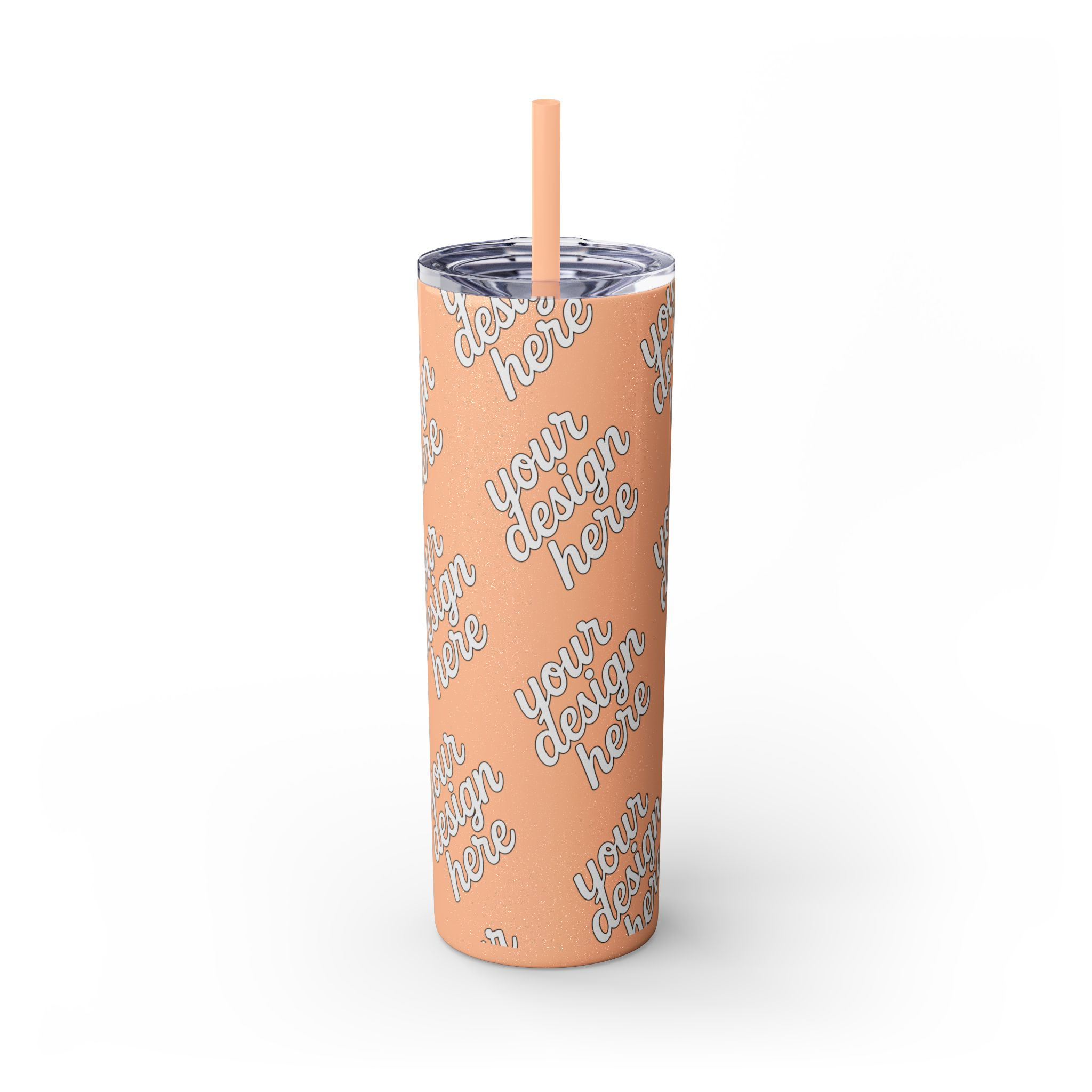 16236543801938510715_2048.webp Personalized Skinny Tumbler with Straw, Custom Drinkware for On-the-Go, Ideal for Gifts, Parties, and Everyday Use