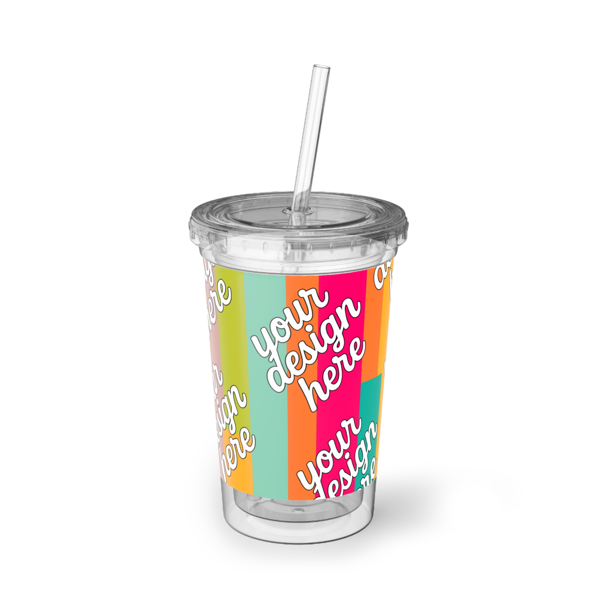16429394684997581948_2048.webp Colorful Custom Acrylic Cup, Personalized Travel Mug, Summer Hydration Cup, Party Favor, Unique Gift, Eco-Friendly Drinkware
