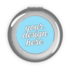 1712648782496913992_2048.webp Compact Travel Mirror - Personalized Makeup Compact, Travel Essentials, Wedding Favors, Gift for Her, Stylish Vanity Accessory