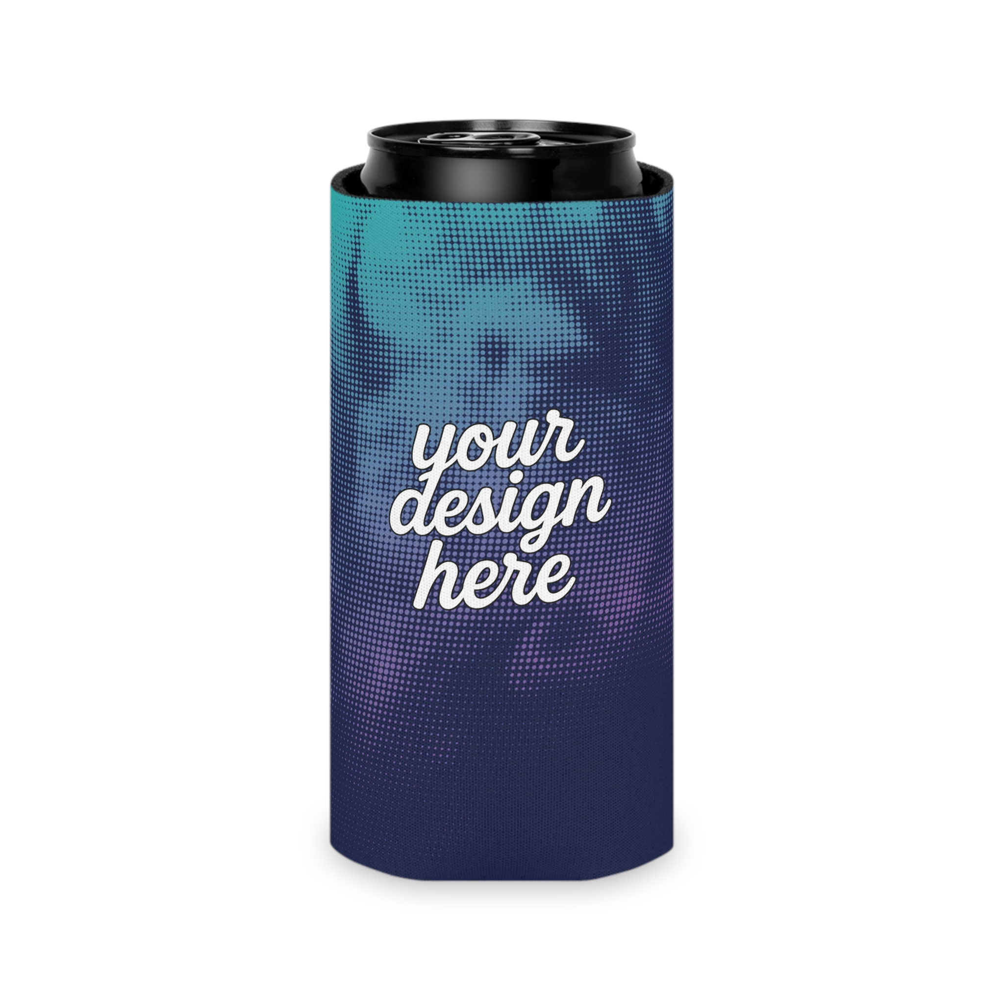 17245161872993160460_2048.webp Vibrant Can Cooler for Parties, Tailgates, and Gatherings, Custom Drink Insulator, Personalized Beverage Sleeve, Ideal for BBQs